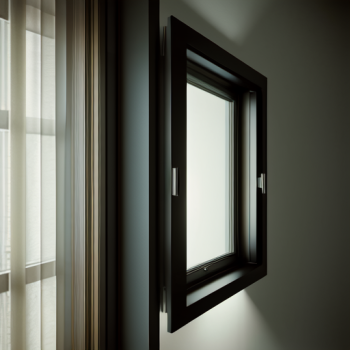 Ventana oscilobatiente RPT en el interior de una casa